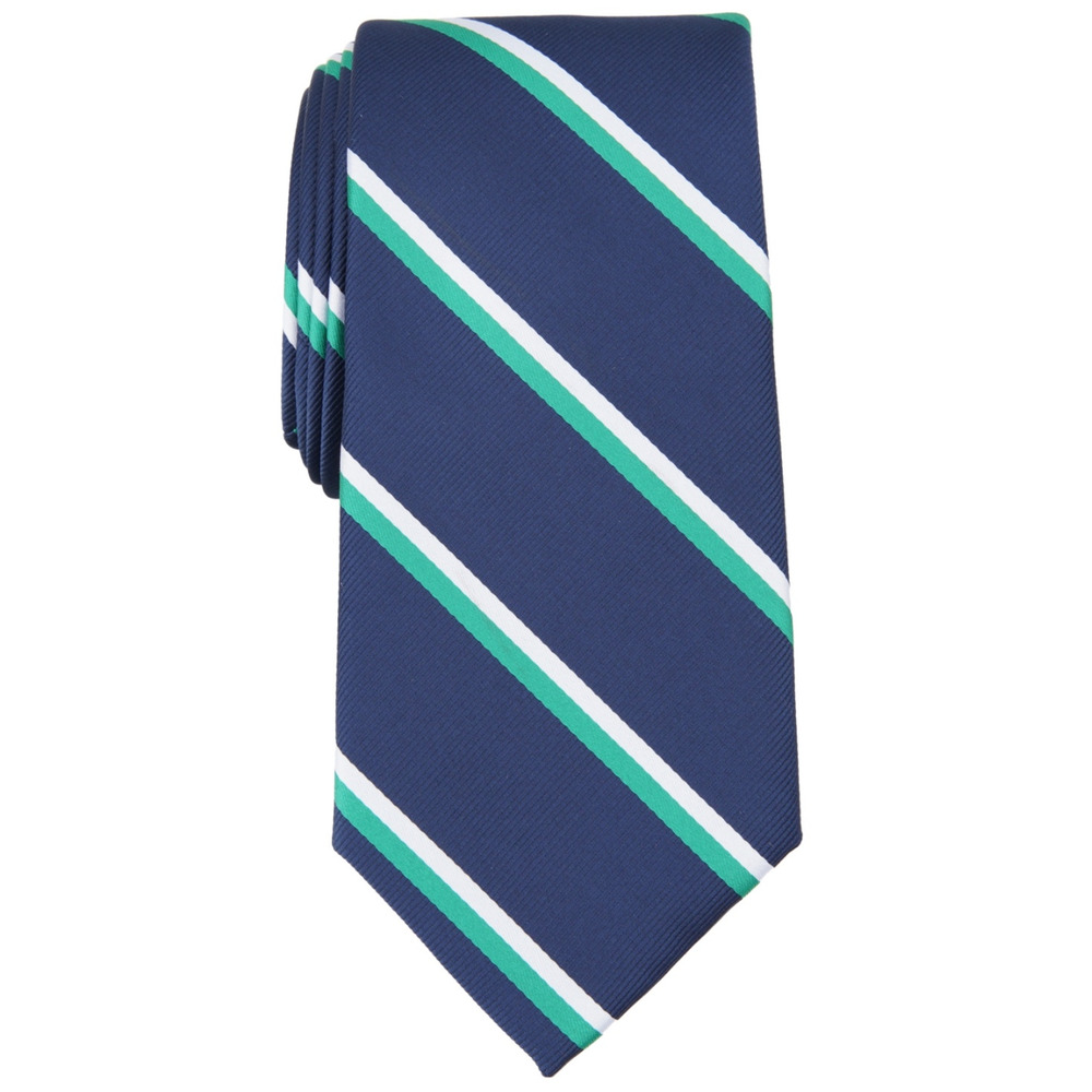 Club Room Men Irving Stripe Tie Green Multi